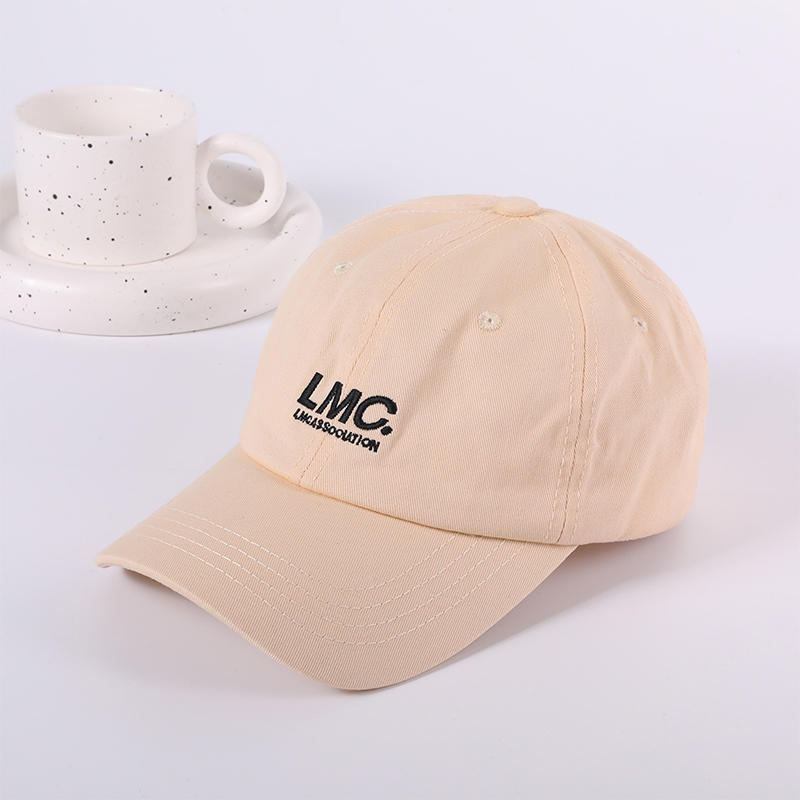 Tender pink hats men and women couples Korean style peaked cap trend new alphabet pattern spring and summer baseball cap