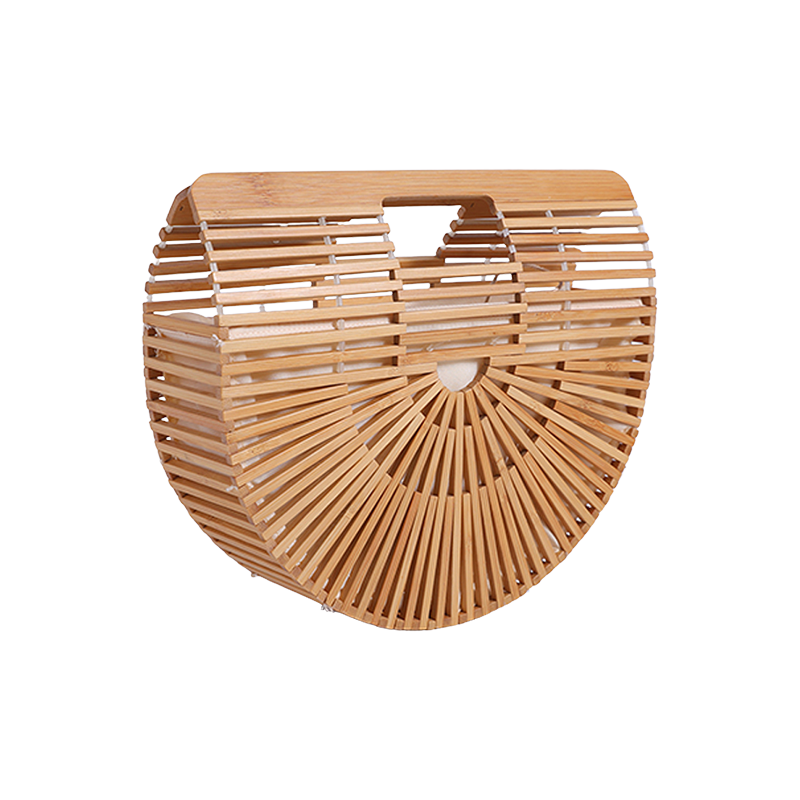 Bamboo handmade string handmade paper straw bag