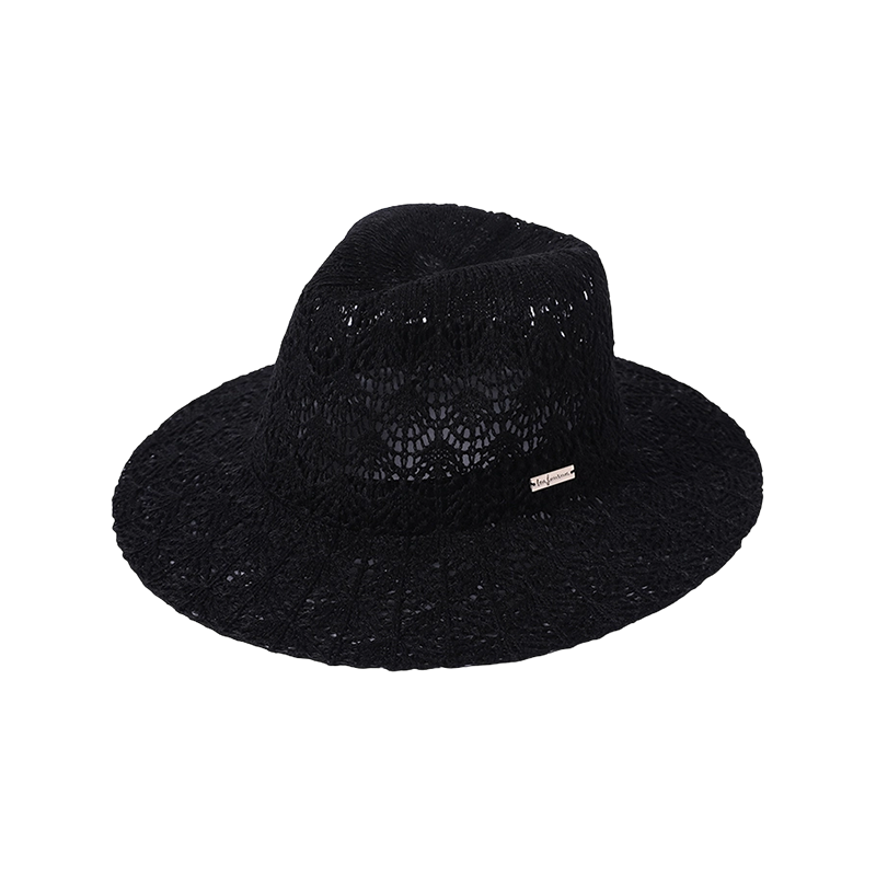 Ice silk new leisure play beach hat knitted female European and American style top hat outdoor sunshade sunscreen hat