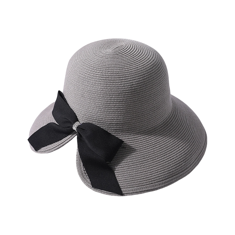 Japanese same style fine debate with bow decorative belt rear split fisherman hat