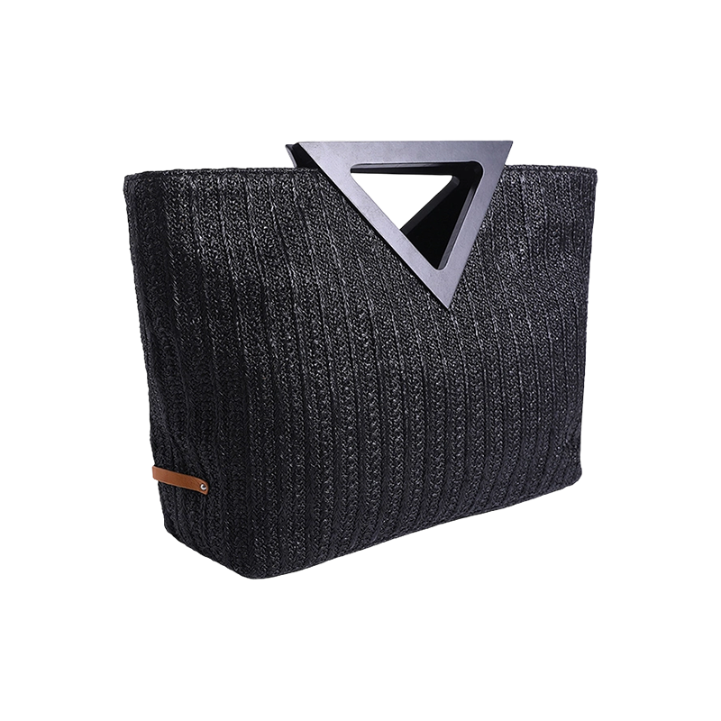 PP straw jacquard fashion handbag