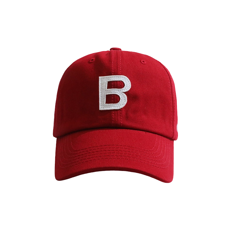 Red hat men and women couple Korean version peaked cap trend new fashion Japanese casual spring and summer baseball cap