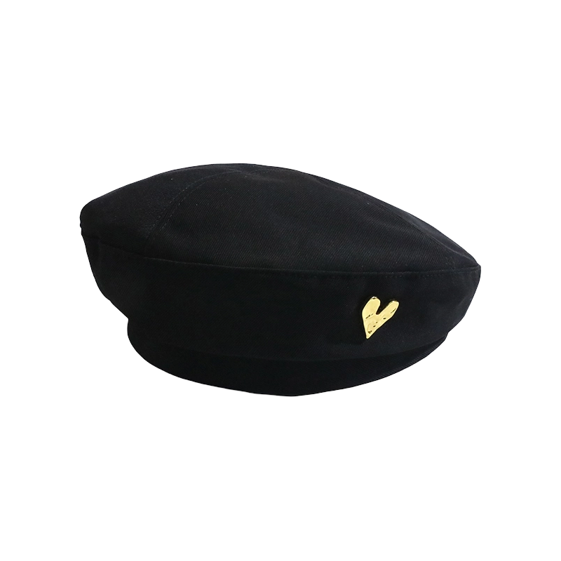 Black hat Korean version of the beret trend new fashion casual spring and summer beret