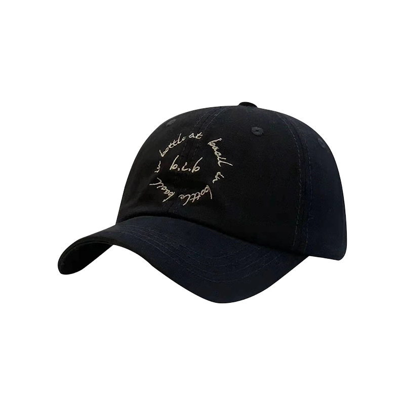 Letter pattern hats men and women couples Korean version of the peaked cap trend new fashion Japanese casual spring and summer baseball caps