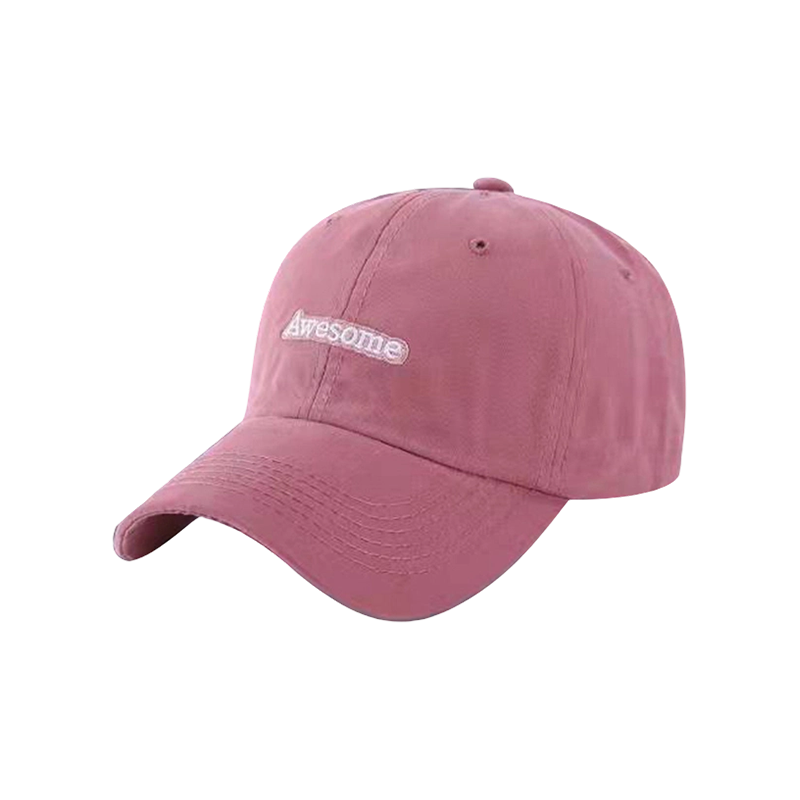 Pink hats men and women couples Korean version of the peaked cap trend casual spring and summer baseball caps