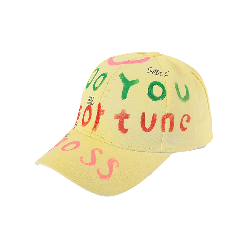 Hats men and women couples Korean version of the peaked cap trend new letter wrapping pattern spring and summer baseball cap