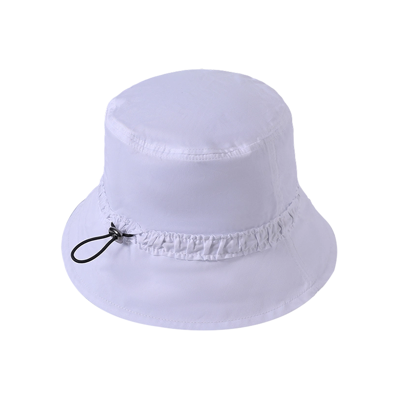 White cloth hat spring and summer new beach hat woven female Korean fisherman hat outdoor sunshade sunscreen hat