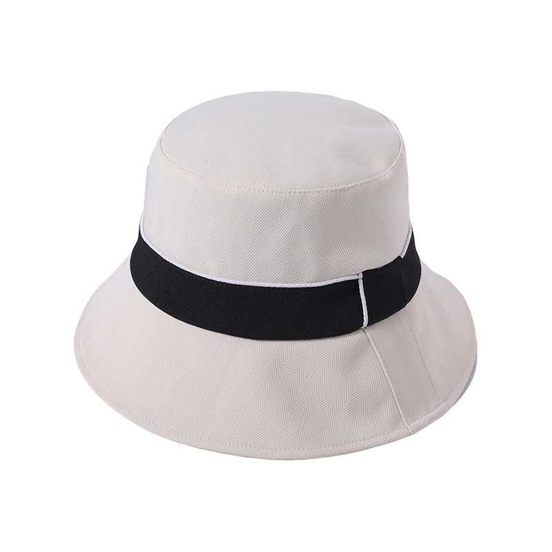 White cloth hat spring and summer new simple casual beach hat female Korean version of the fisherman hat outdoor sunshade sunscreen hat