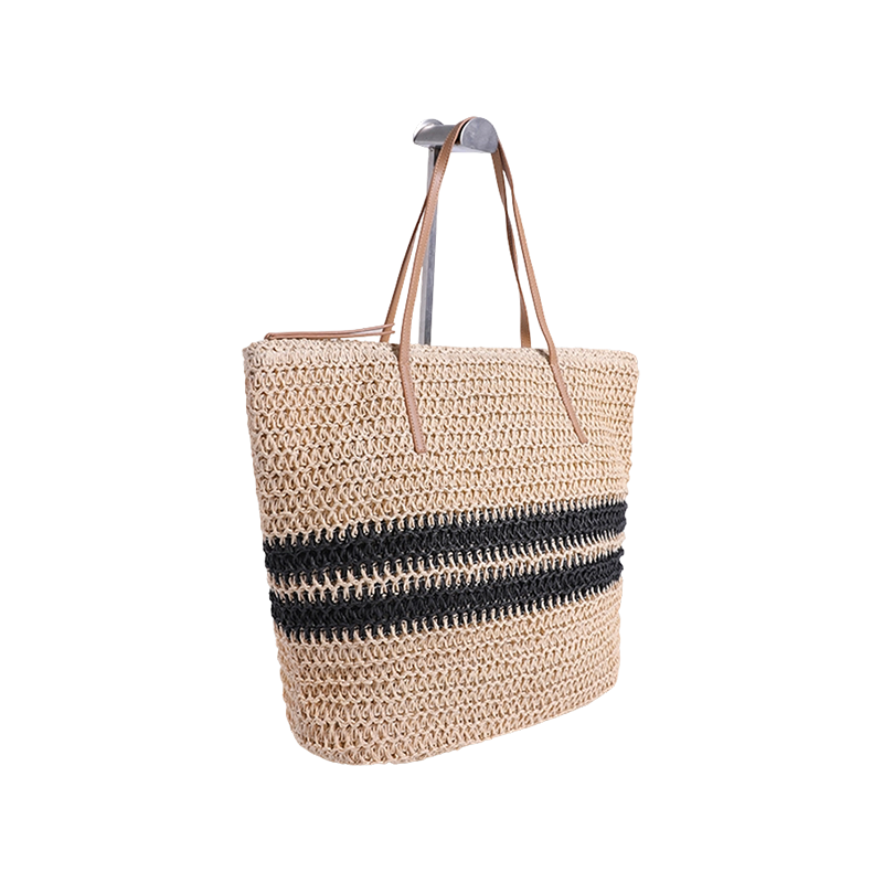 Colorful hand crochet papyrus flowers handmade papyrus bag